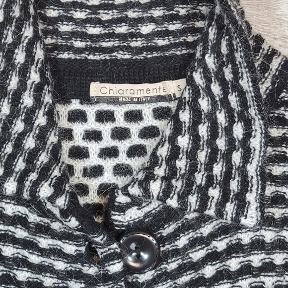 Chiaramente Italian Wool Luxury Cardigan Size Small - Picture 2 of 5